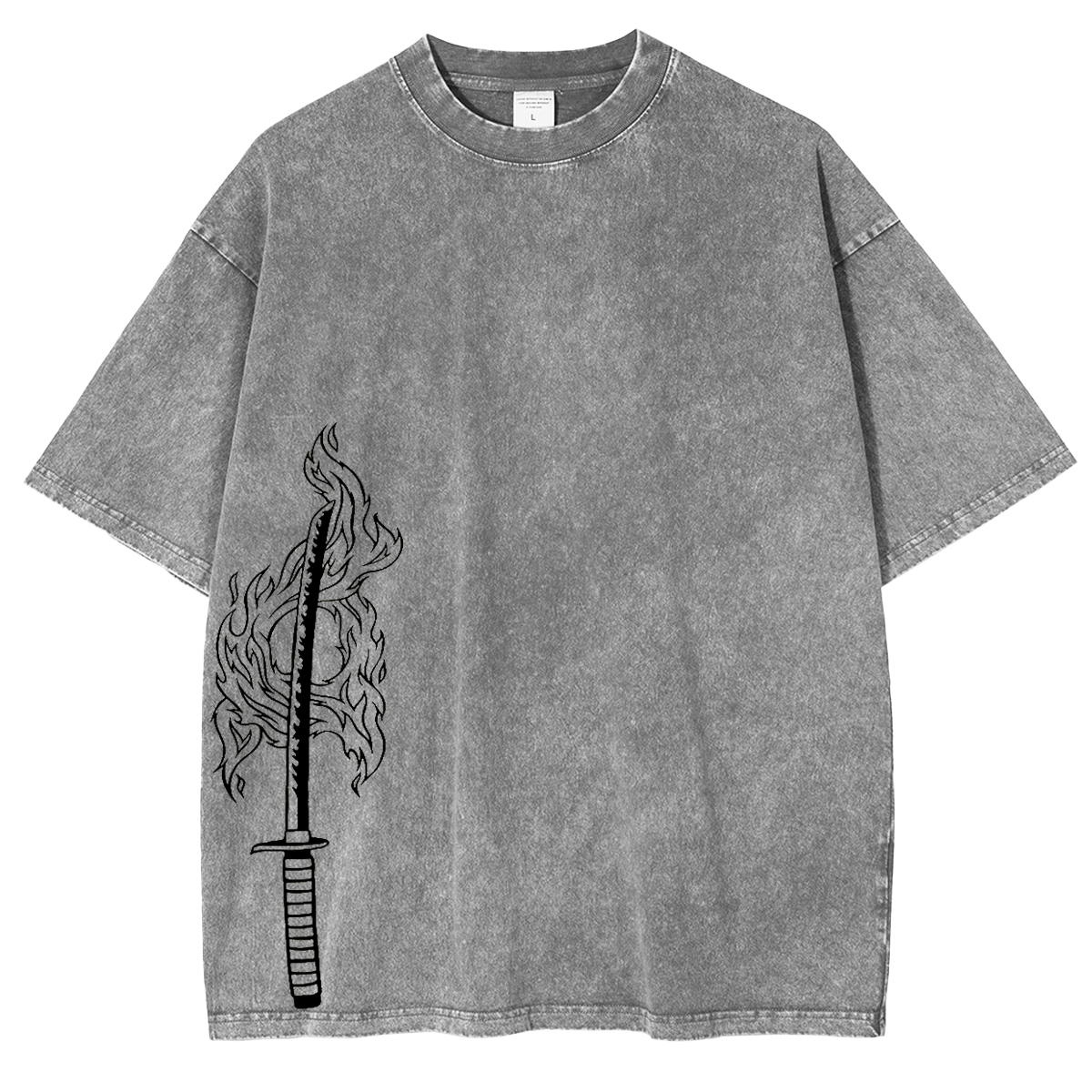 Tanjiro ,Demon Slayer Anime Unisex Washed T-Shirt