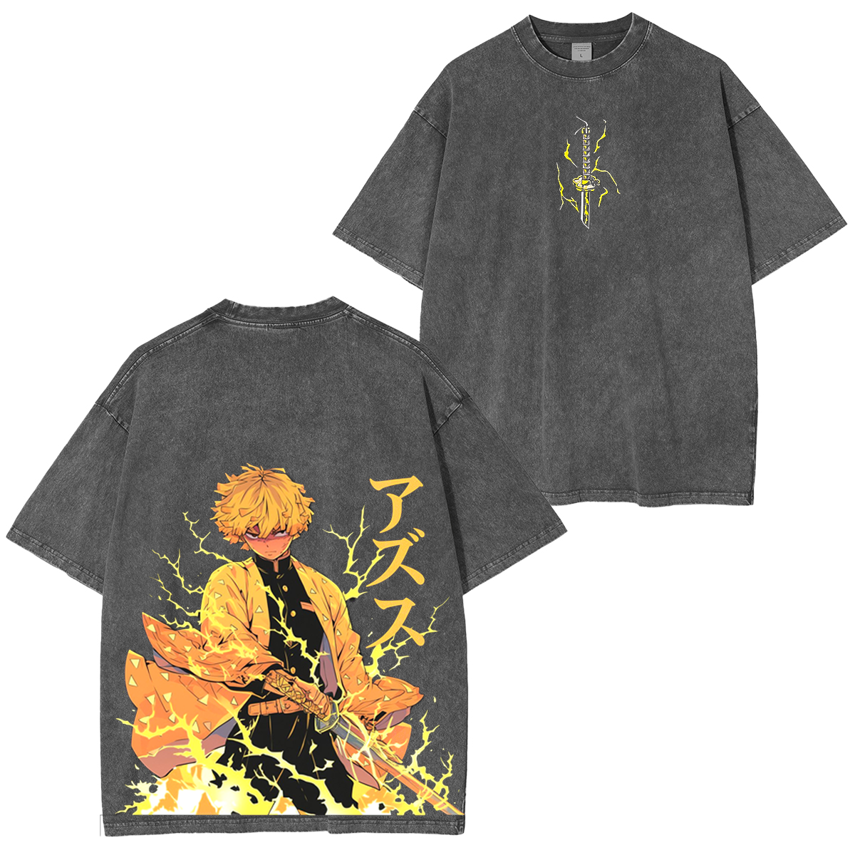 Unisex Anime Inspired Vintage T-Shirt