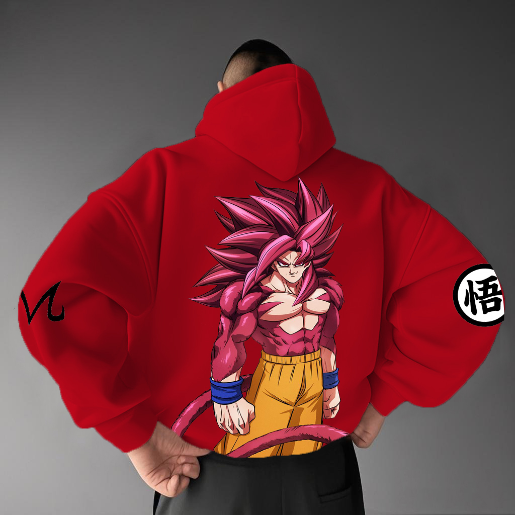 Unisex Anime Graphic Streetwear Vintage Hoodie-AnimeClothe