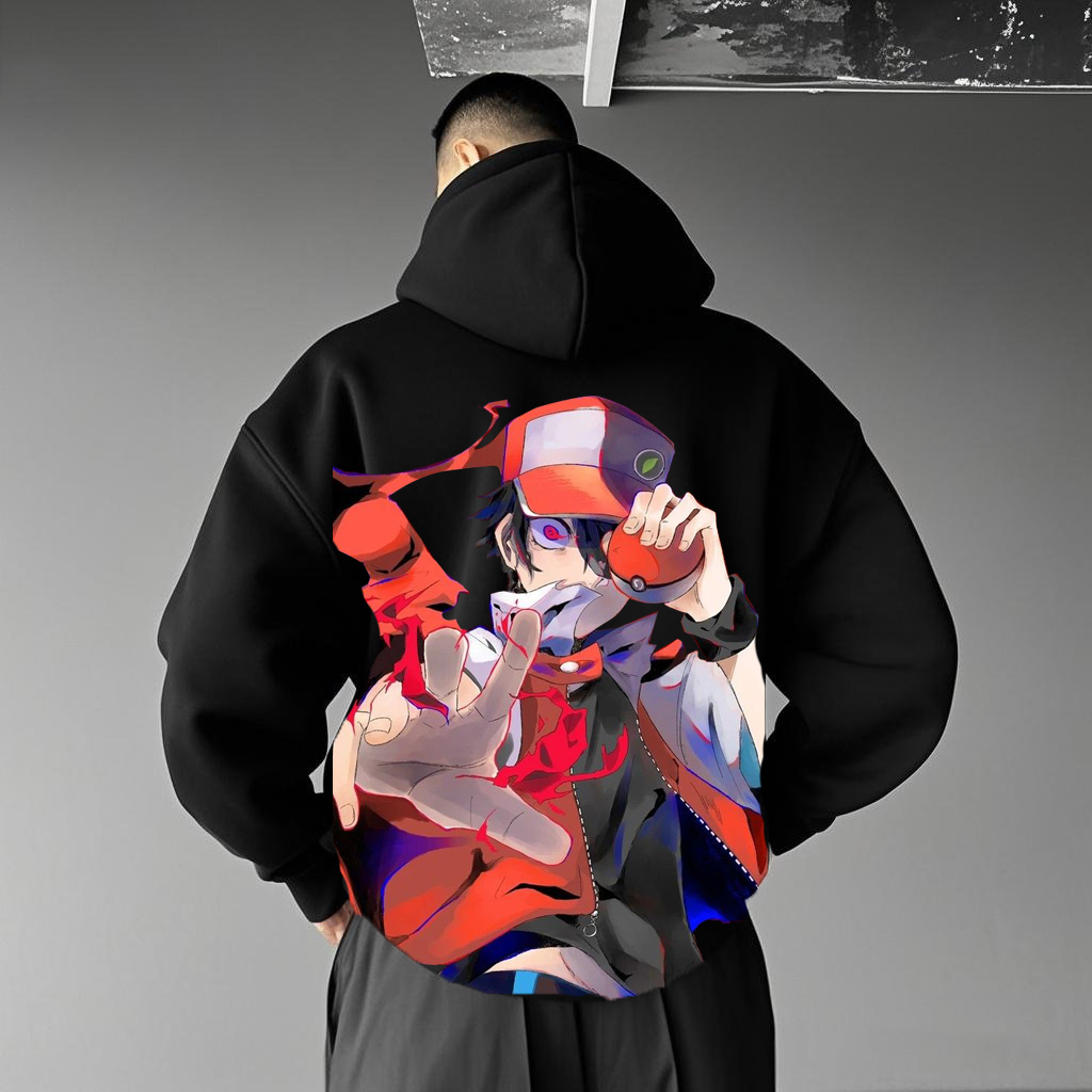 Unisex Anime Graphic Streetwear Vintage Hoodie