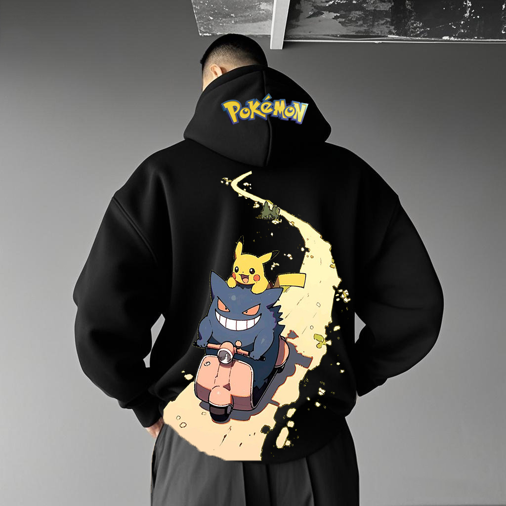 Unisex Anime Graphic Streetwear Vintage Hoodie