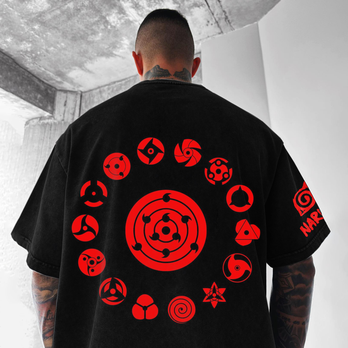Oversized " Naruto " Tee