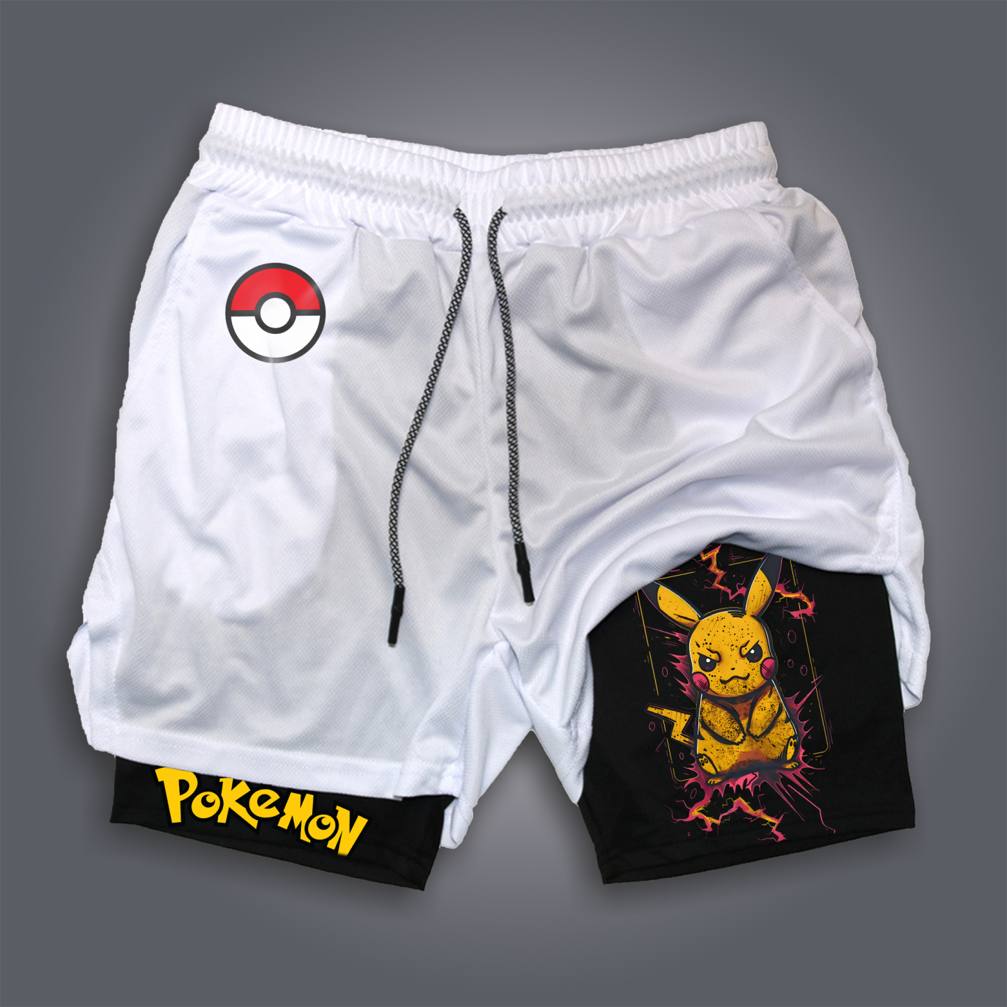 Unisex Casual Anime Streetwear Shorts-AnimeClothe