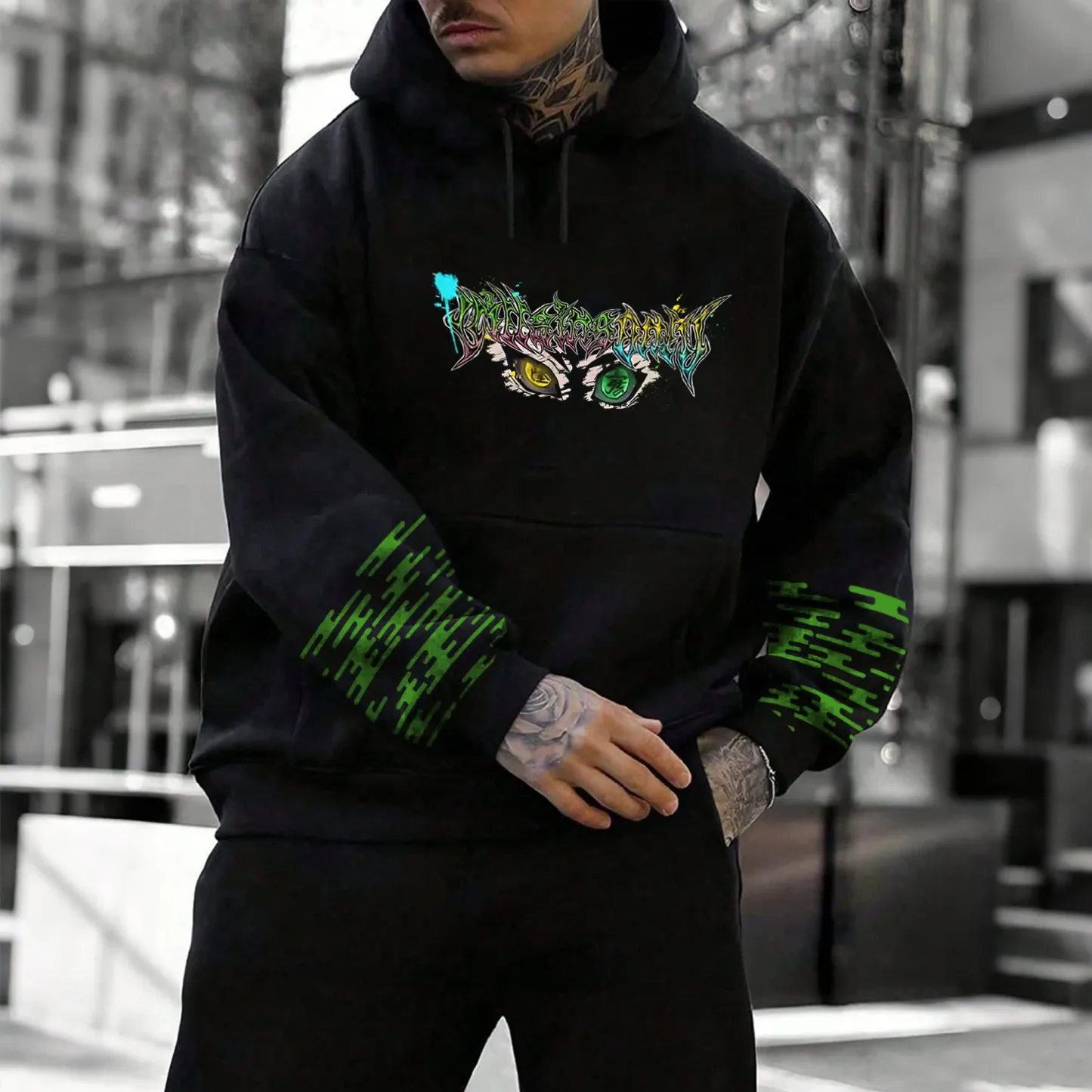 Unisex Anime Graphic Streetwear Vintage Hoodie