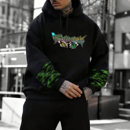 Unisex Anime Graphic Streetwear Vintage Hoodie