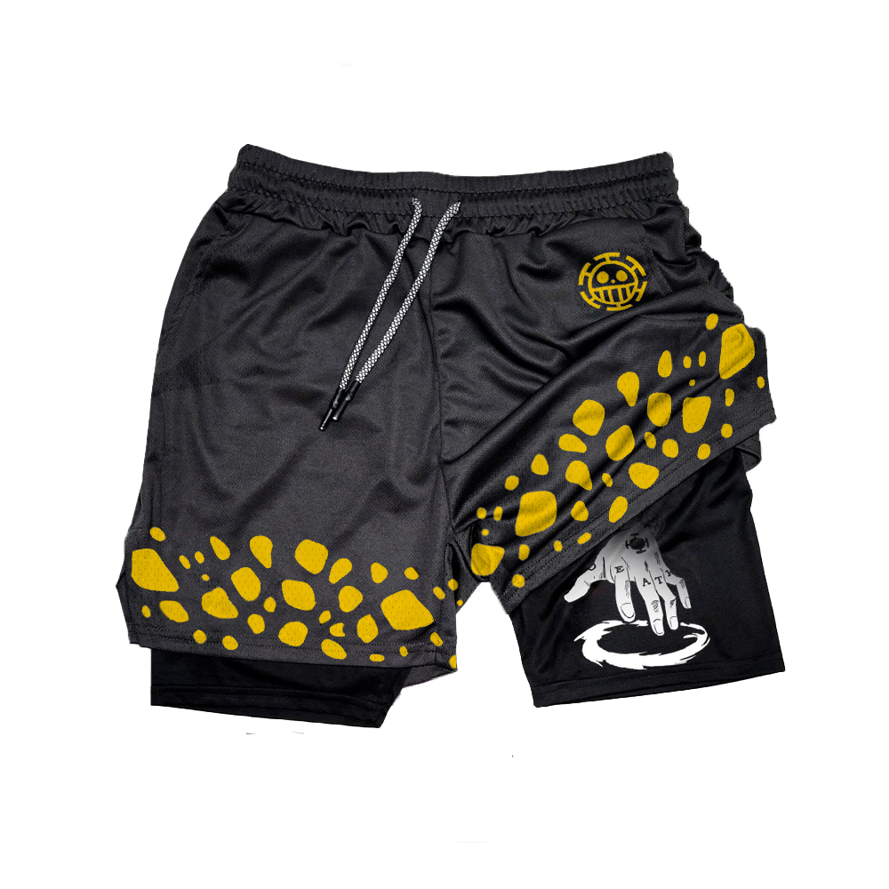 Law Anime Gym Performance Shorts-AnimeClothe