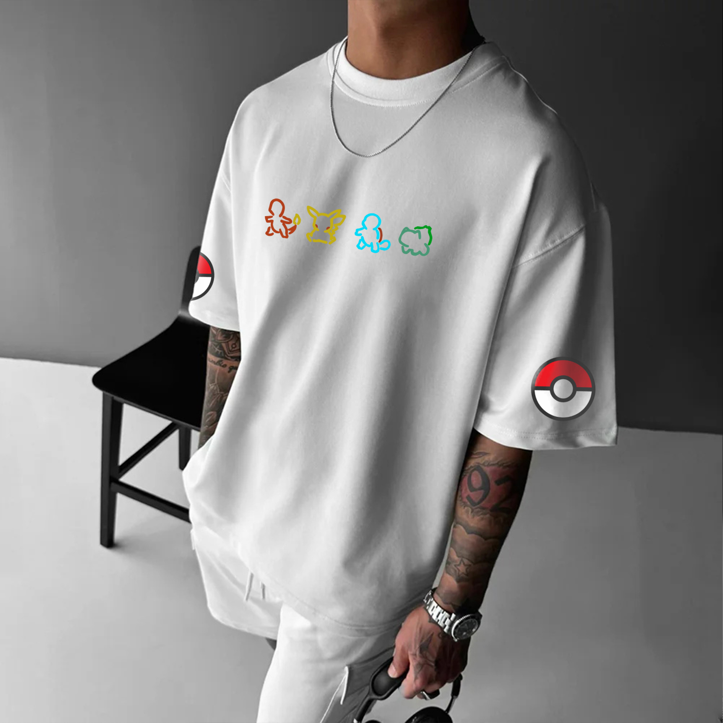 Unisex Anime Inspired Vintage T-Shirt-AnimeClothe