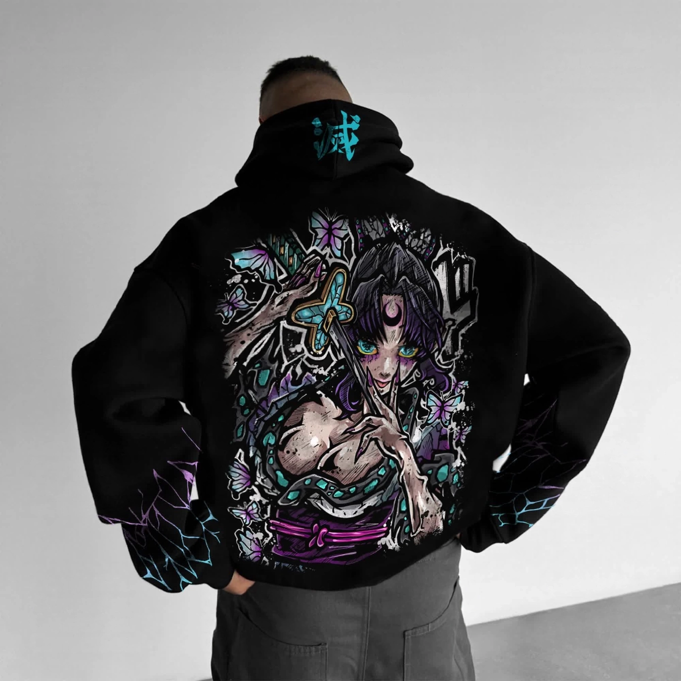 Unisex Anime Graphic Streetwear Vintage Hoodie