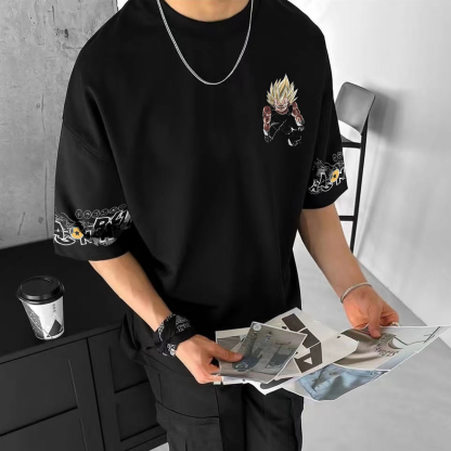 Unisex Anime Inspired Graphic Streetwear Vintage T-shirt