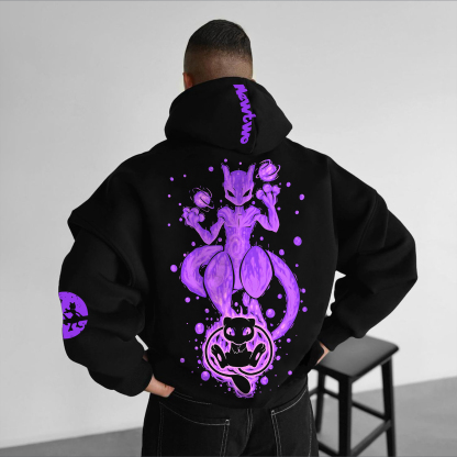 Unisex Anime Graphic Streetwear Vintage Hoodie-AnimeClothe
