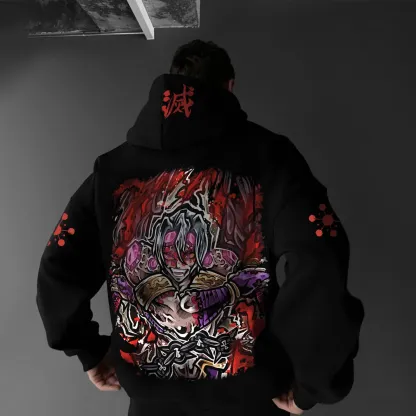 Unisex Anime Graphic Streetwear Vintage Hoodie