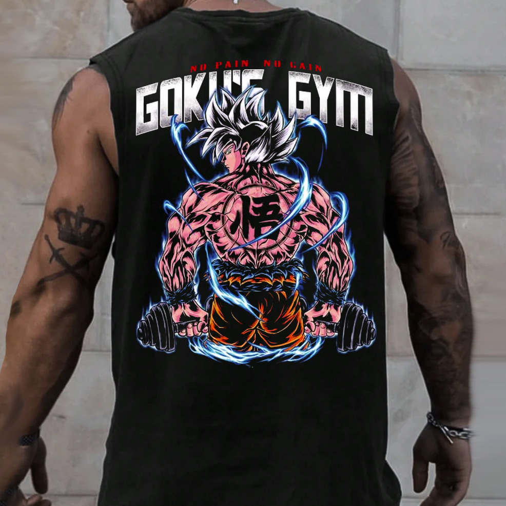 Unisex Anime Sleeveless Tank Top