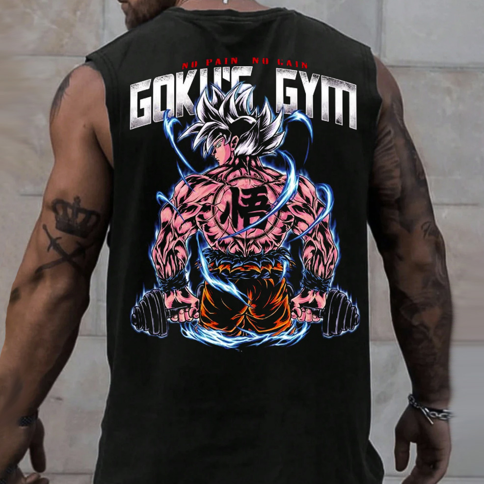 Unisex Anime Sleeveless Tank Top