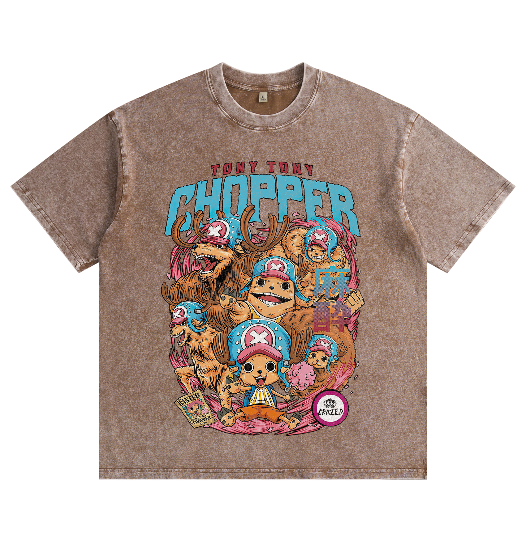 One Piece Tony Tony Chopper Washed T-shirt