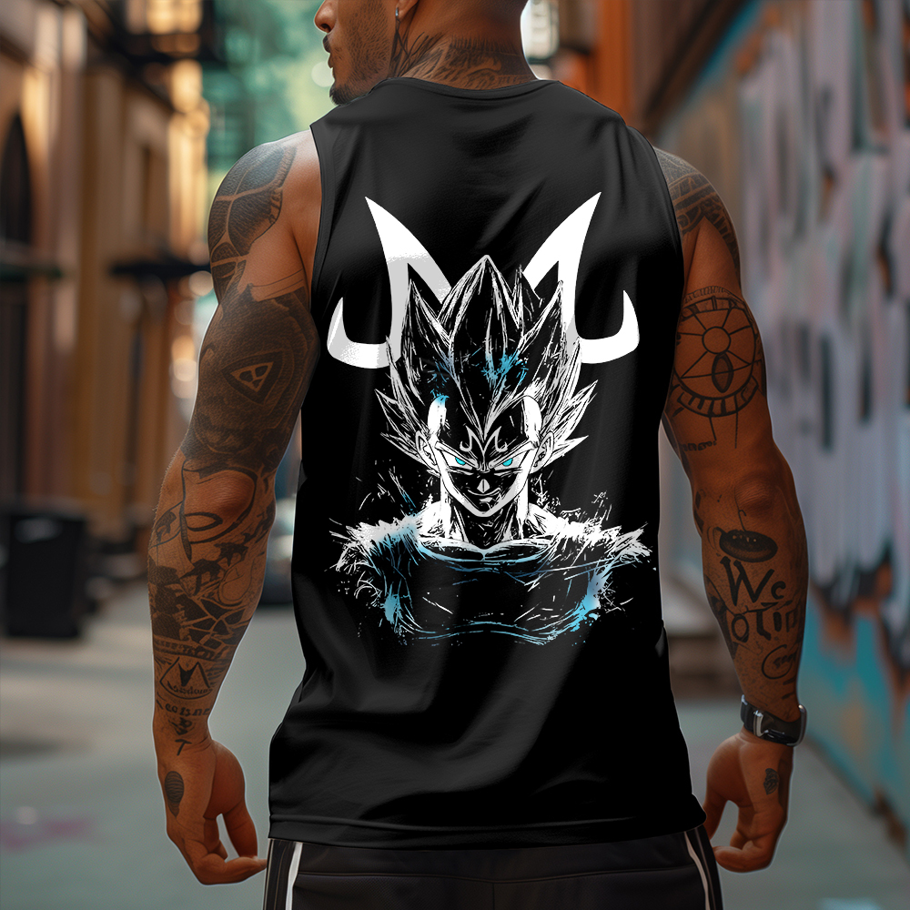 Casual Anime Printed GYM Tank Top-AnimeClothe