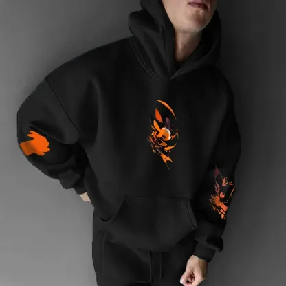 Pokémon Unisex Anime Pattern Hoodie Halloween Mimikyu