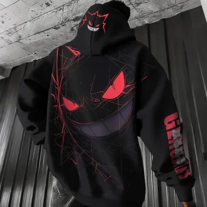 Pokémon Unisex Anime Gengar Hoodie