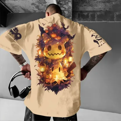 Pokémon Unisex Anime Halloween Mimikyu T-shirt
