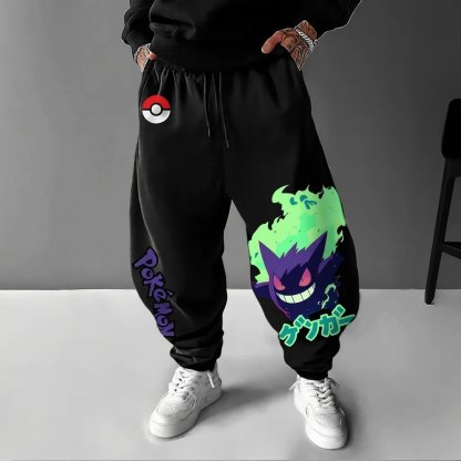Pokémon Unisex Anime Gengar Pants