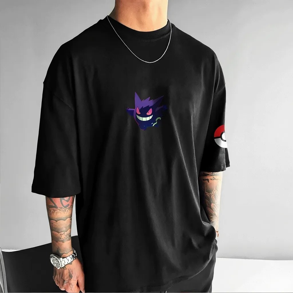 Pokémon Unisex Anime Gengar T-shirt