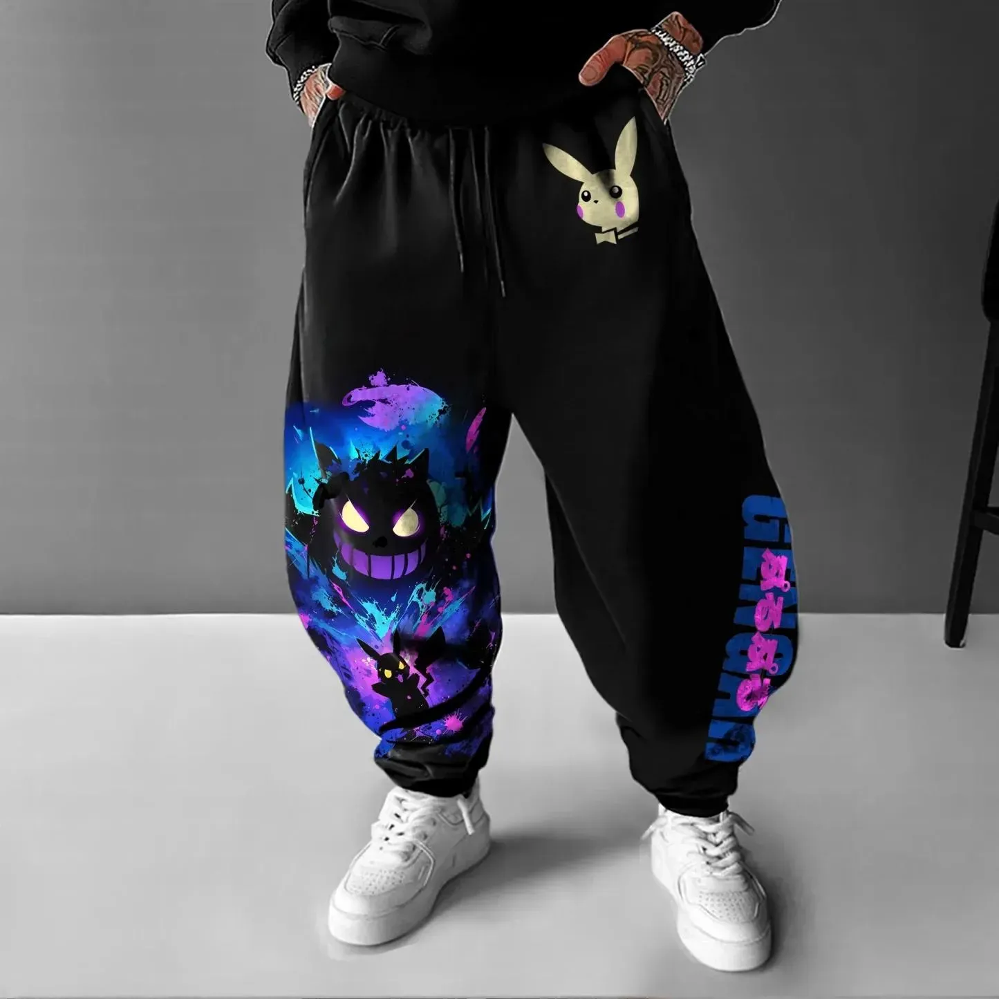 Pokémon Unisex Anime Gengar Pants