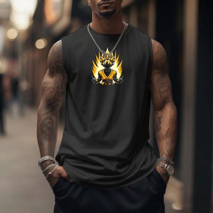 Unisex Anime Sleeveless Tank Top