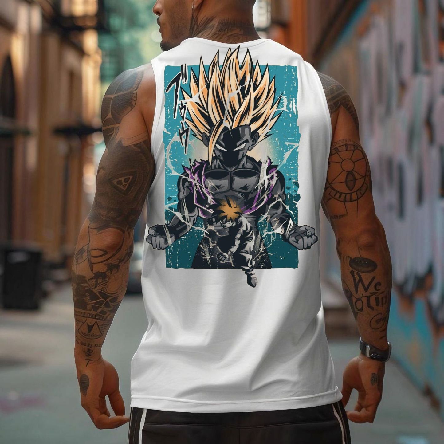 Unisex Anime Sleeveless Tank Top