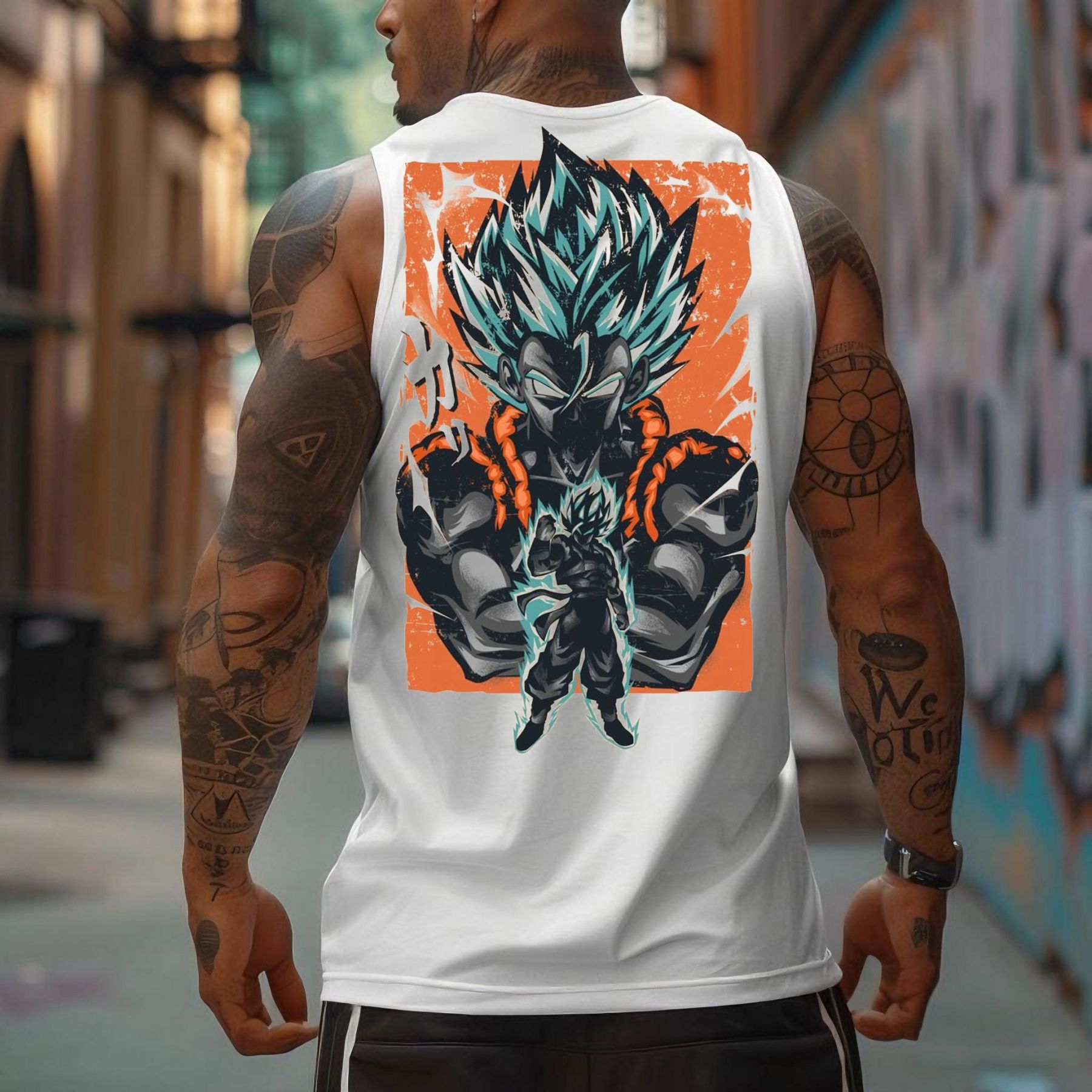 Unisex Anime Sleeveless Tank Top