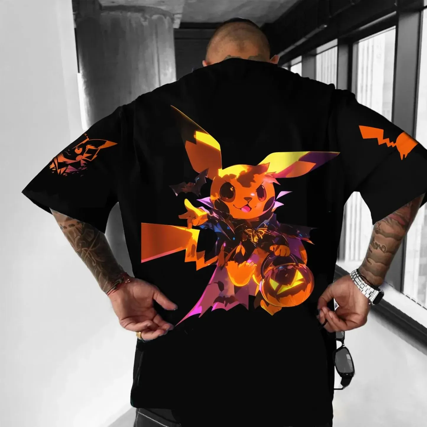 Pokémon Unisex Anime Halloween Mimikyu T-shirt