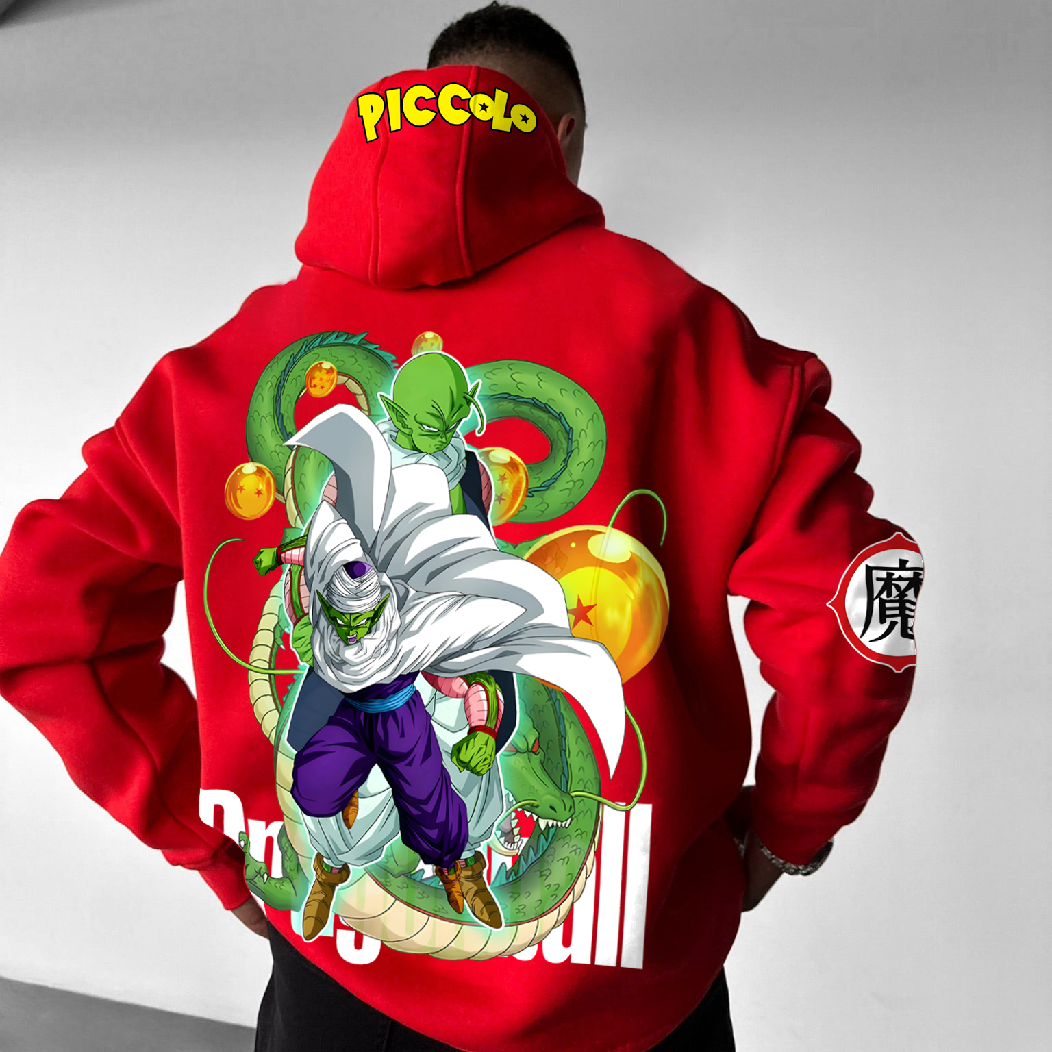 Unisex Anime Print  Casual Oversized Hoodie-AnimeClothe