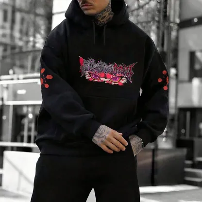 Unisex Anime Graphic Streetwear Vintage Hoodie