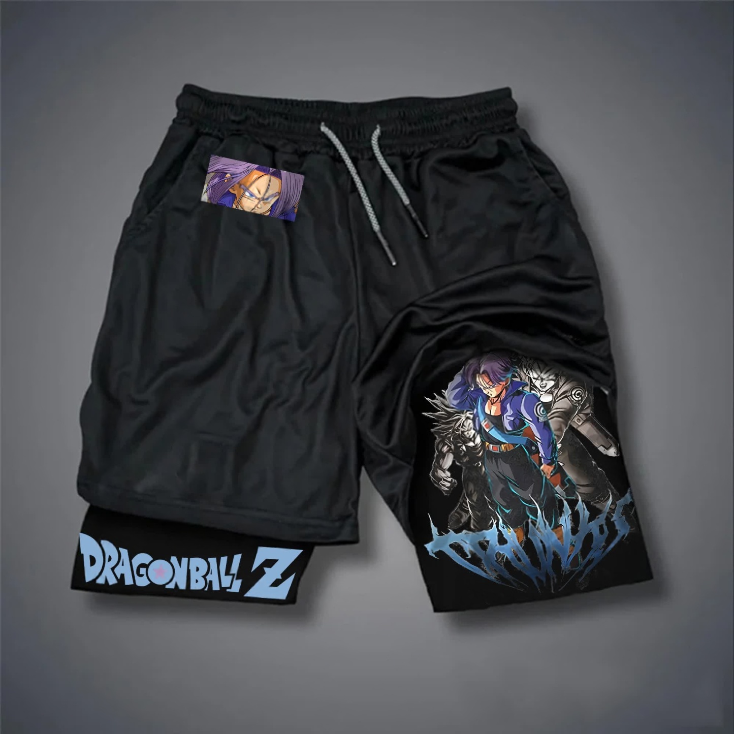 Unisex Casual Anime Streetwear Shorts-AnimeClothe