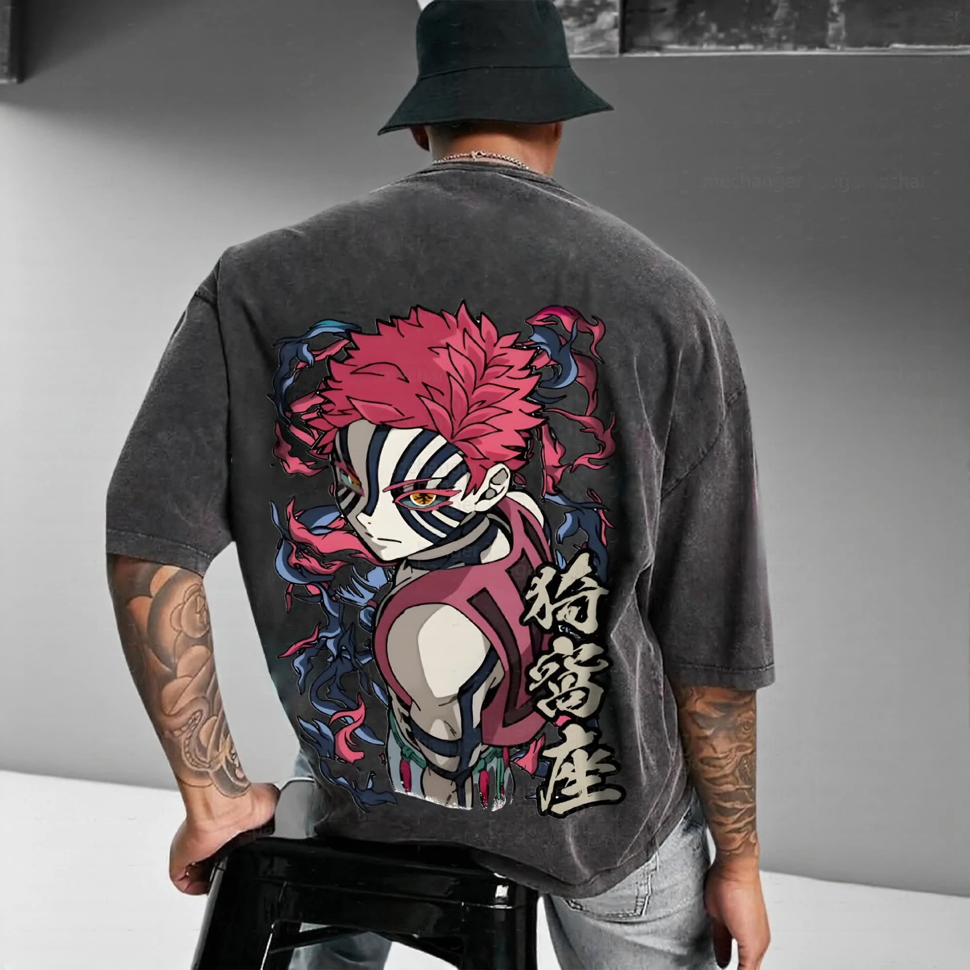 Unisex Anime Inspired Vintage T-Shirt