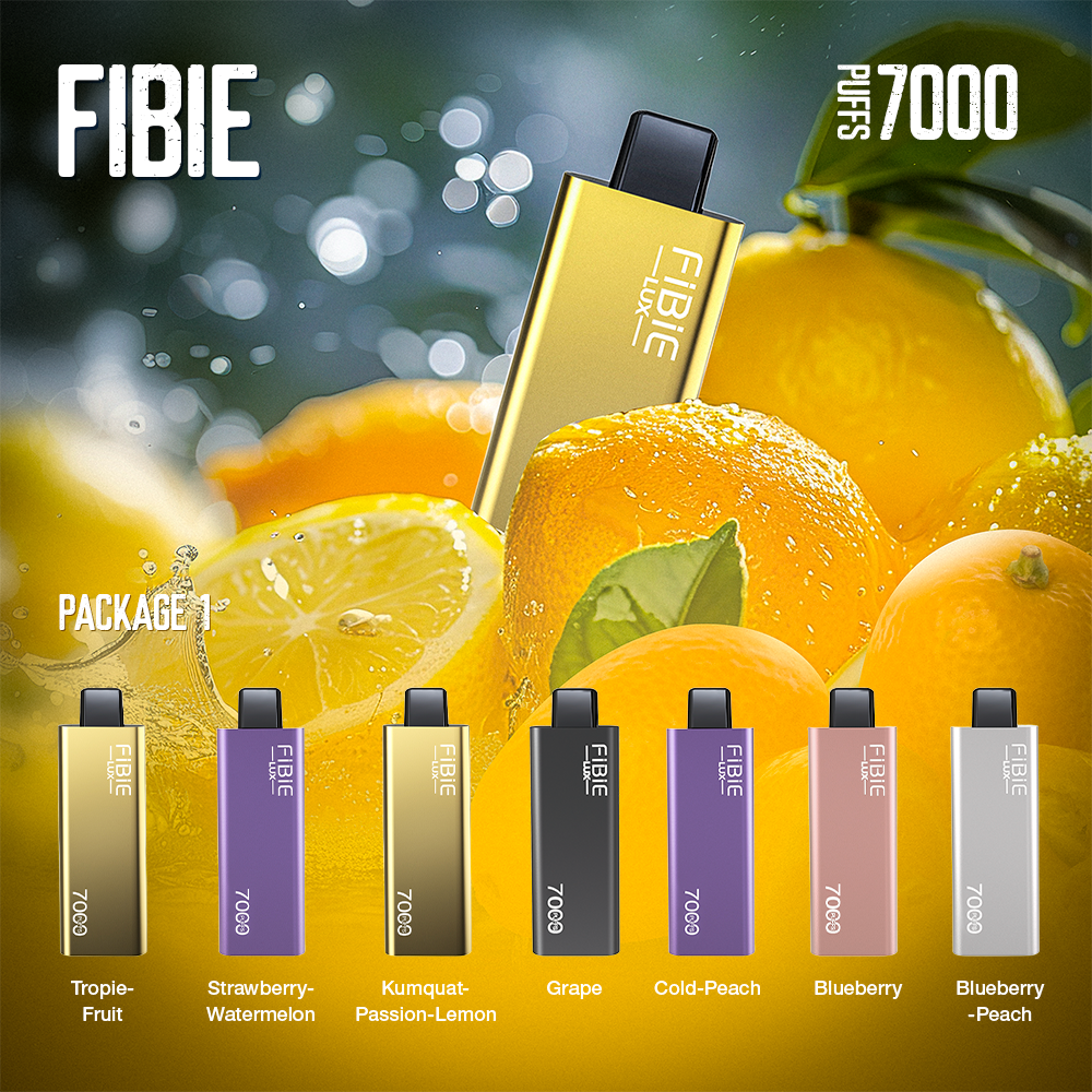 🎉13 smaków kolekcji🎉FIBIE 7000 Puffs Jednorazowe waporyzatory