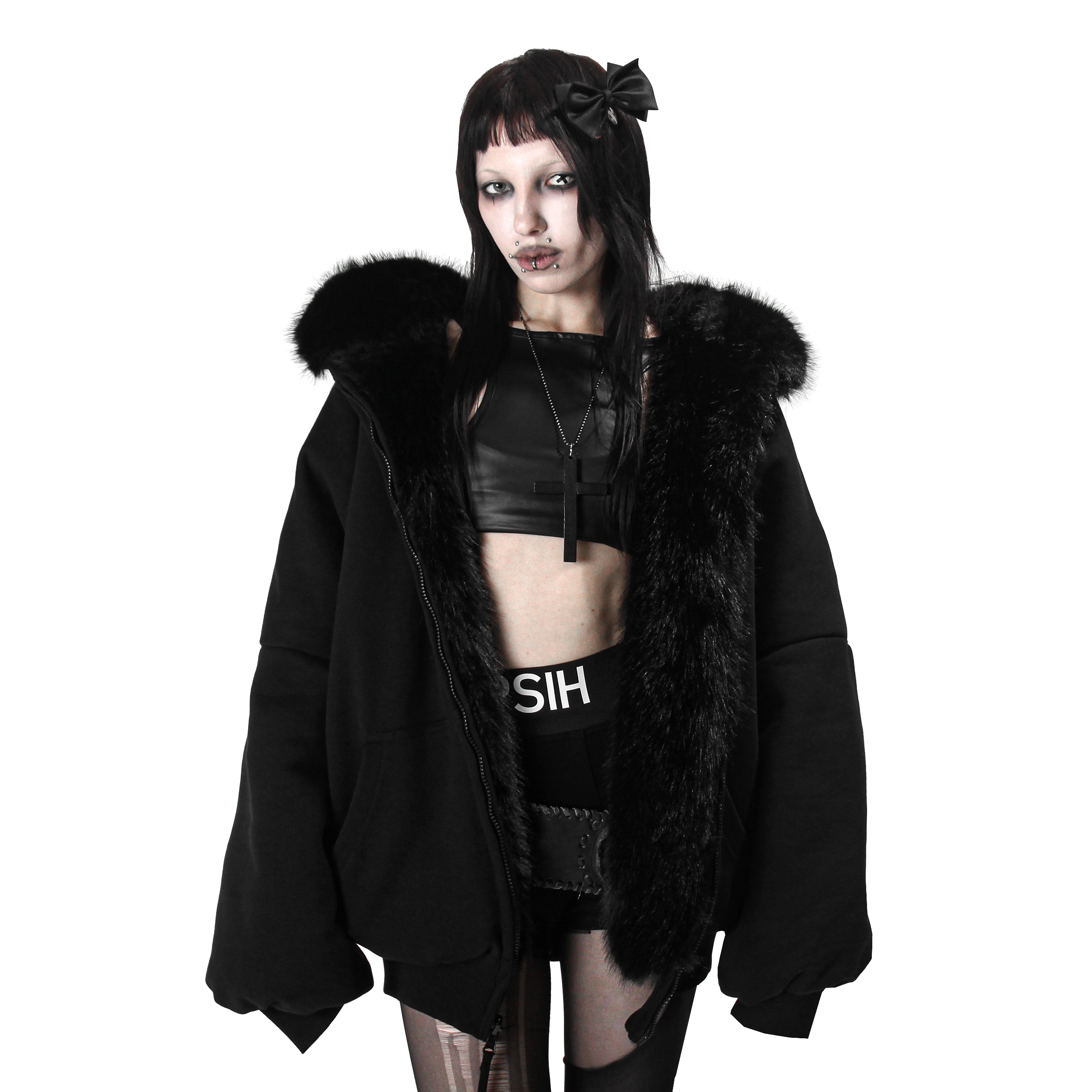 Reversible Fur Bomber