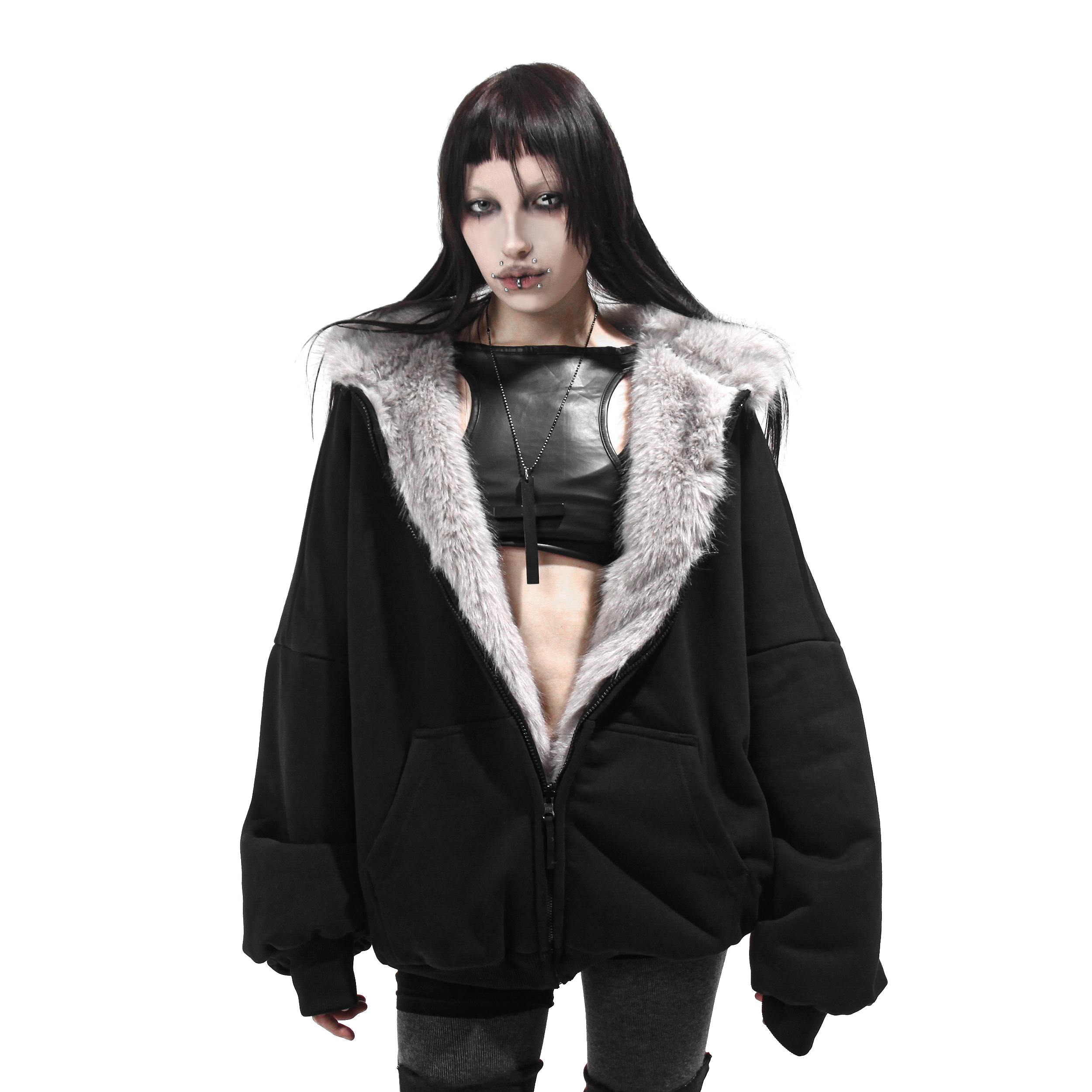 Reversible Fur Bomber