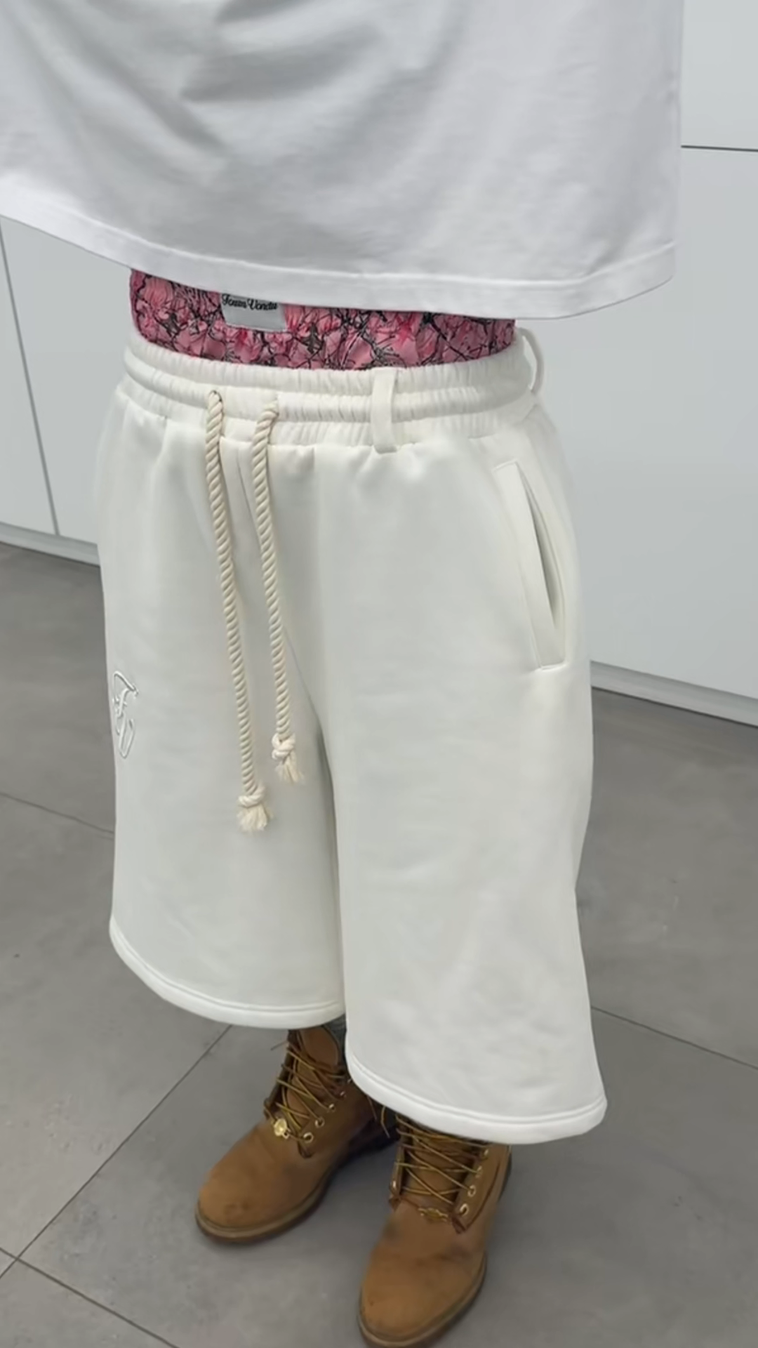 Double drawstring shorts