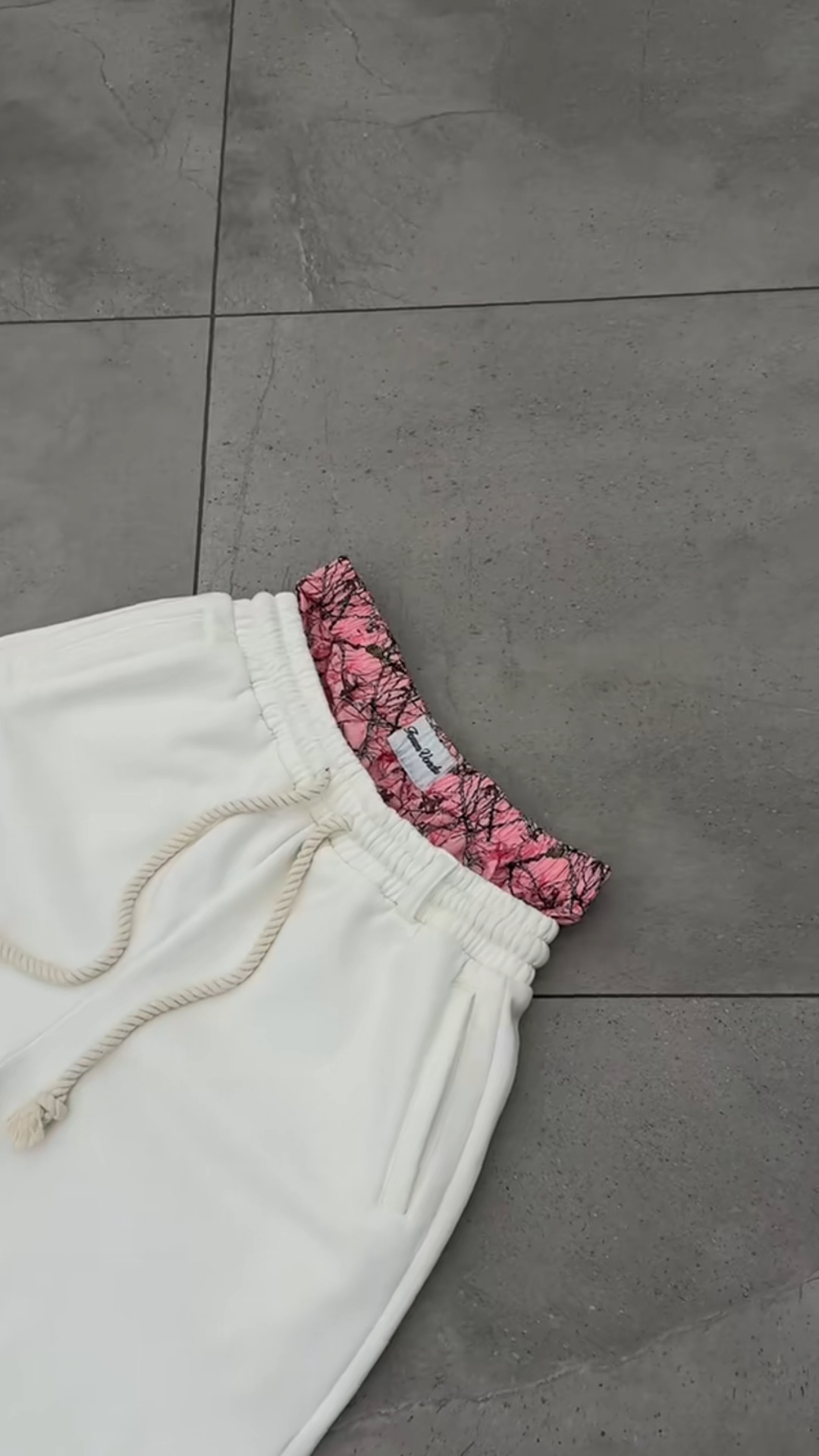 Double drawstring shorts