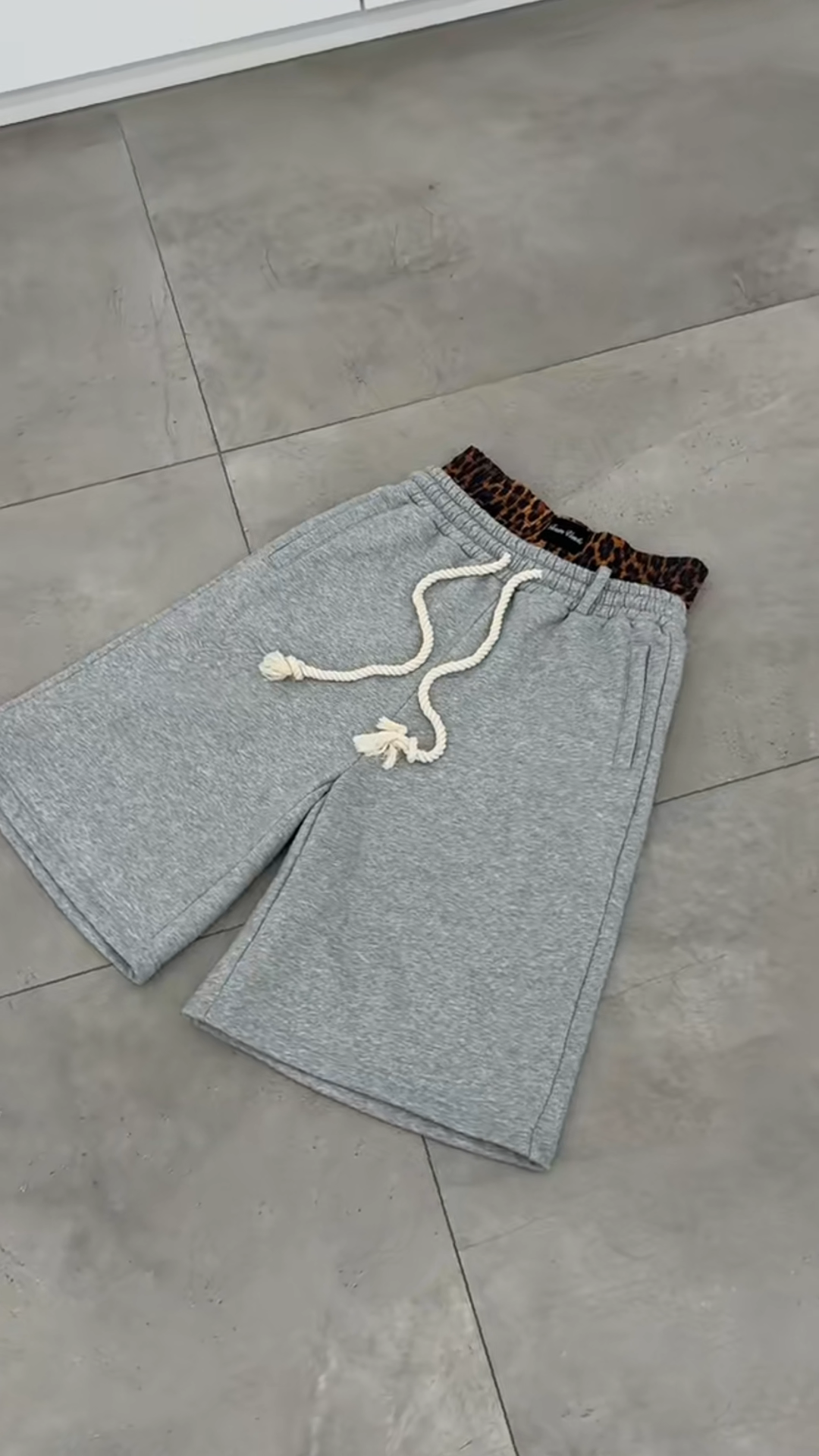 Double drawstring shorts