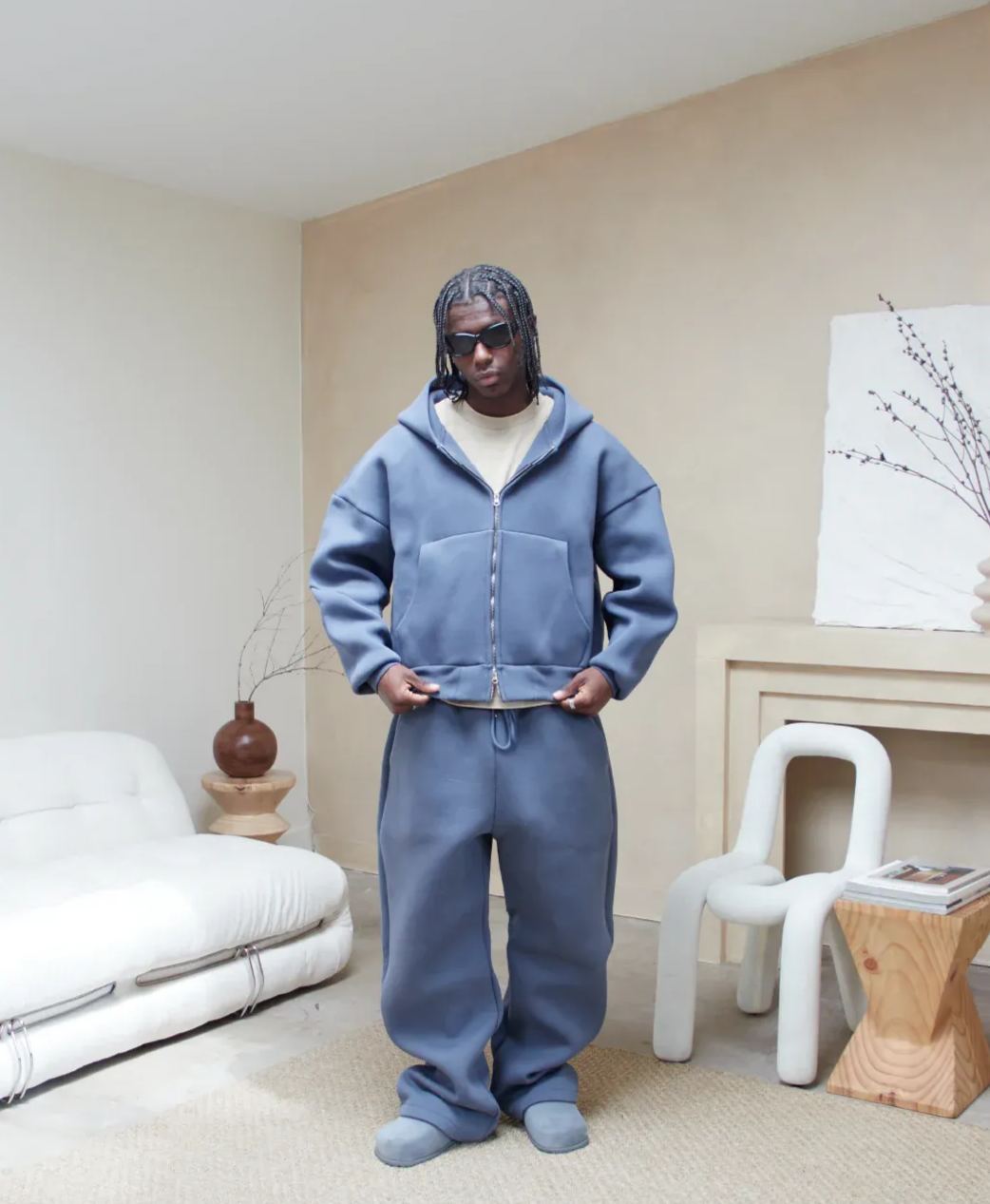 MONOCHROME ZIP TRACKSUIT