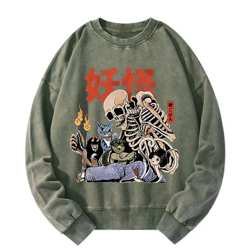 The Yokai Club Washed Sweatshirt