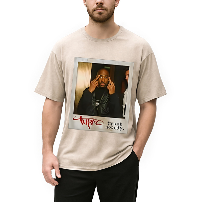 TUPAC SHAKUR Trust Nobody Washed T-Shirt