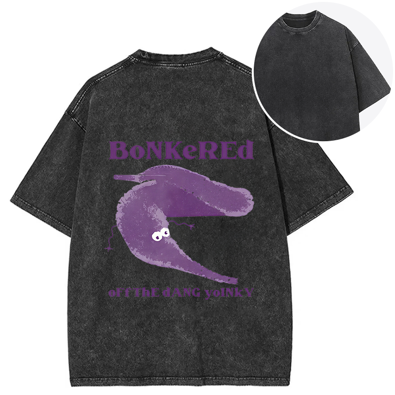Bonkered of The Dang Yoinky Back Washed T-Shirt