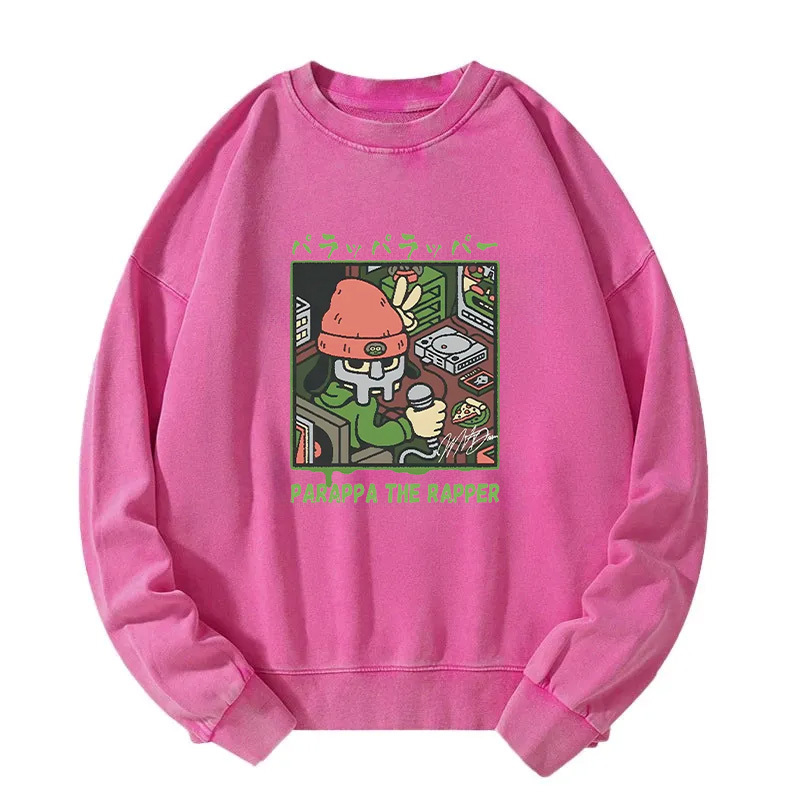PaRappa the Rapper MF DOOM Washed Sweatshirt