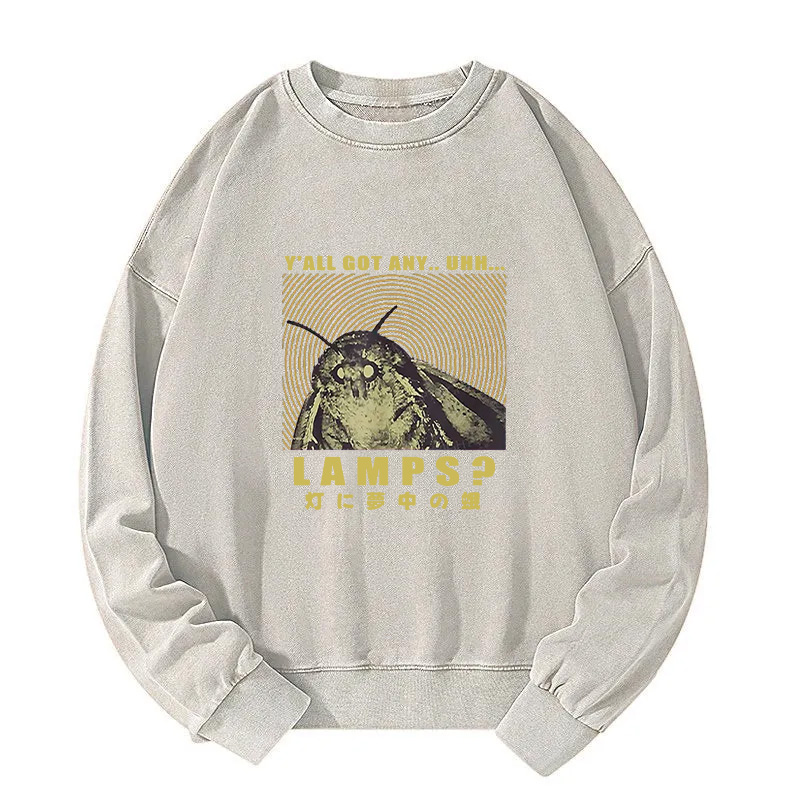 Moth Obsessed With The Light Washed Sweatshirt