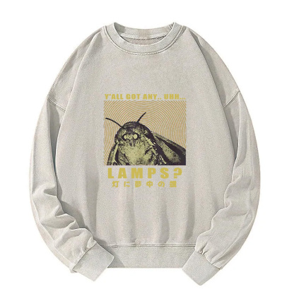 Moth Obsessed With The Light Washed Sweatshirt
