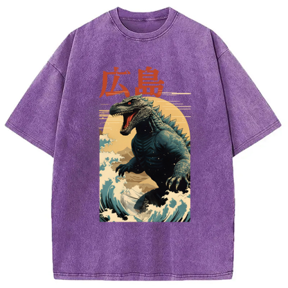 Hiroshima Godzilla Vintage Washed T-Shirt