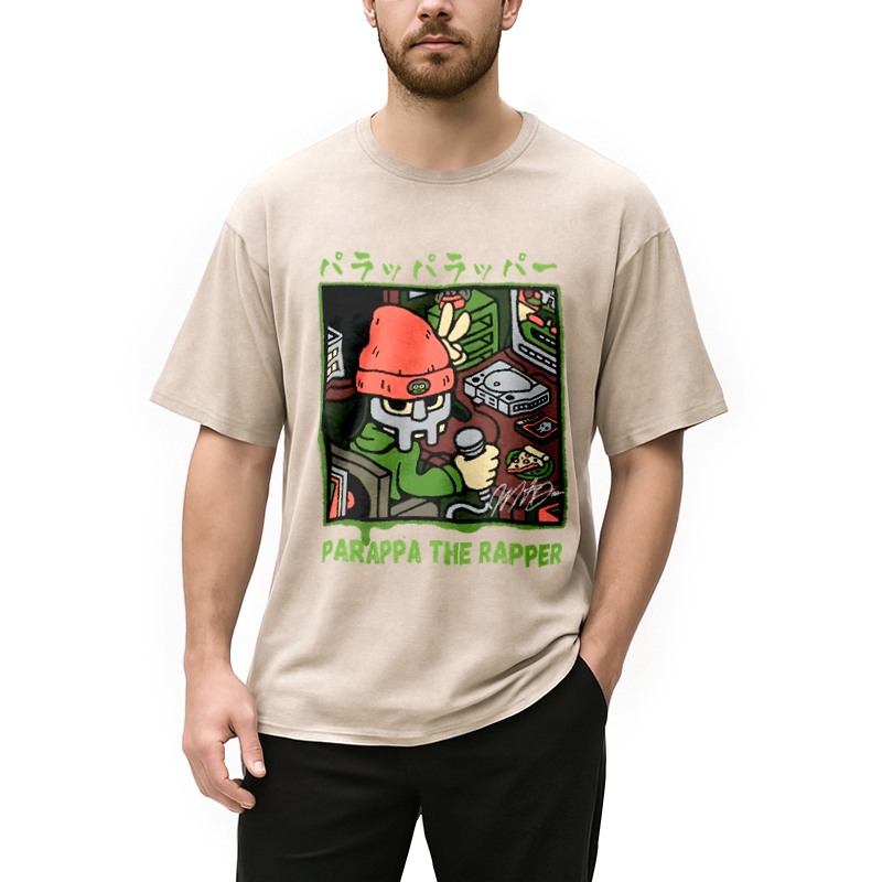 PaRappa the Rapper MF DOOM Washed T-Shirt