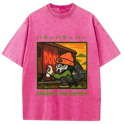 PaRappa the Rapper MF DOOM Washed T-Shirt