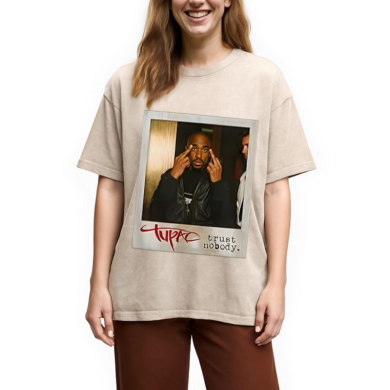 TUPAC SHAKUR Trust Nobody Washed T-Shirt